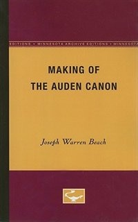 Front cover_Making of the Auden canon
