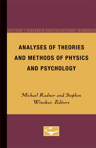 Front cover_Analyses of Theories and Methods of Physics and Psychology