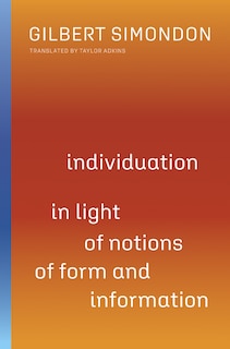 Couverture_Individuation In Light Of Notions Of Form And Information