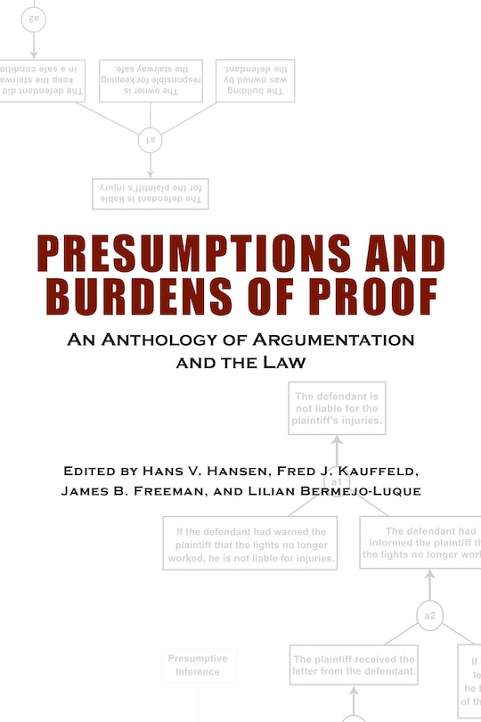 Couverture_Presumptions and Burdens of Proof