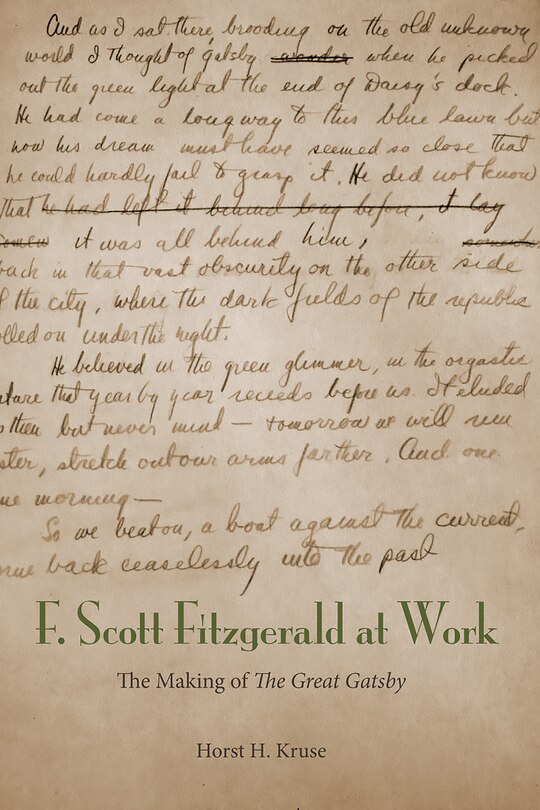 Front cover_F. Scott Fitzgerald at Work