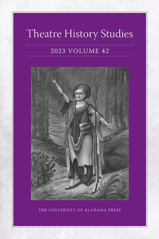 Couverture_Theatre History Studies 2023, Vol. 42