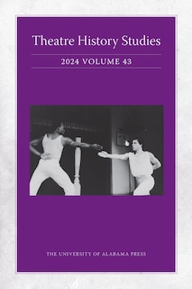 Front cover_Theatre History Studies 2024, Vol 43