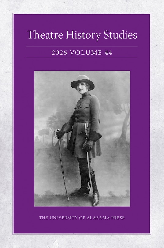 Front cover_Theatre History Studies 2026, Vol 44
