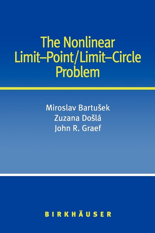 Front cover_The Nonlinear Limit-point/limit-circle Problem