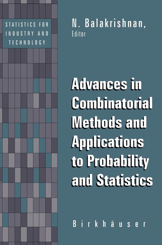 Couverture_Advances in Combinatorial Methods and Applications to Probability and Statistics