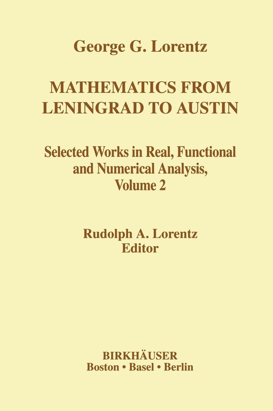 Front cover_Mathematics from Leningrad to Austin, Volume 2