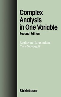Front cover_Complex Analysis In One Variable