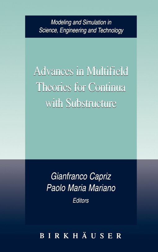 Front cover_Advances in Multifield Theories for Continua with Substructure