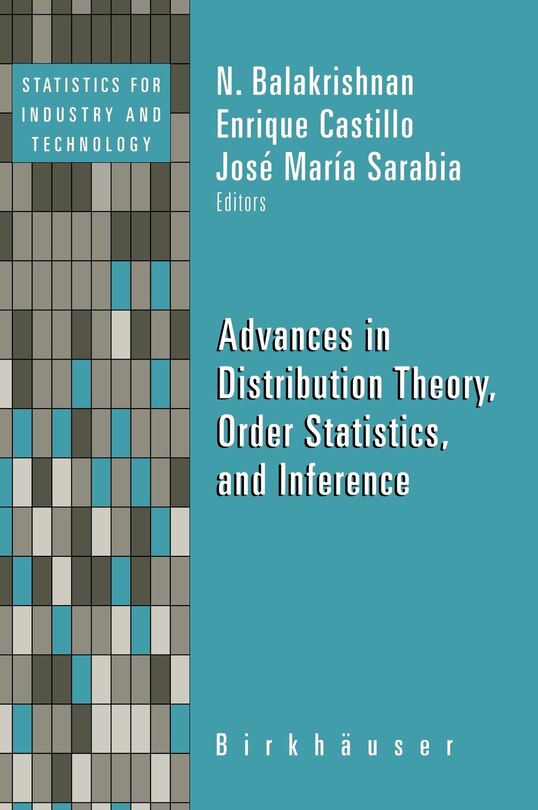 Couverture_Advances in Distribution Theory, Order Statistics, and Inference