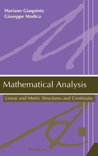 Front cover_Mathematical Analysis