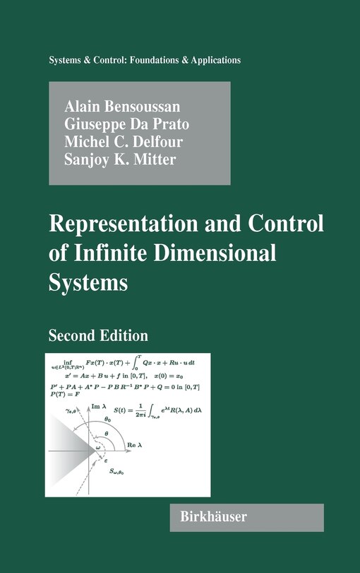 Front cover_Representation and Control of Infinite Dimensional Systems