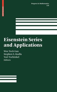 Front cover_Eisenstein Series and Applications