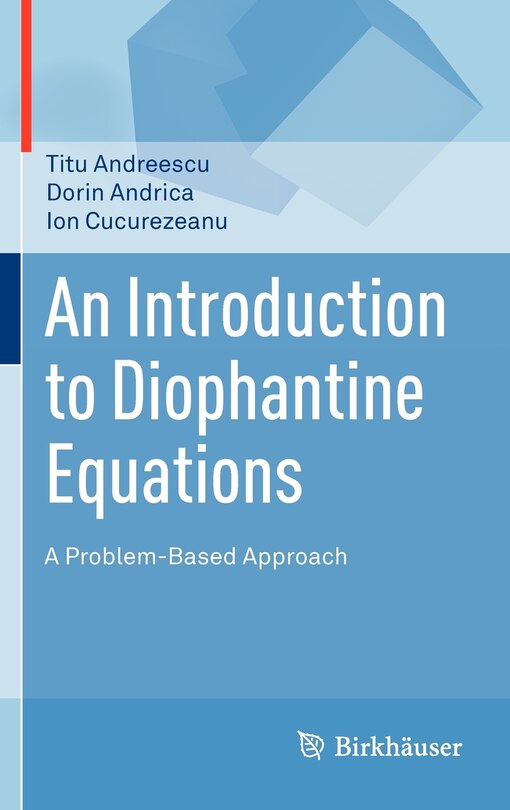 Front cover_An Introduction to Diophantine Equations