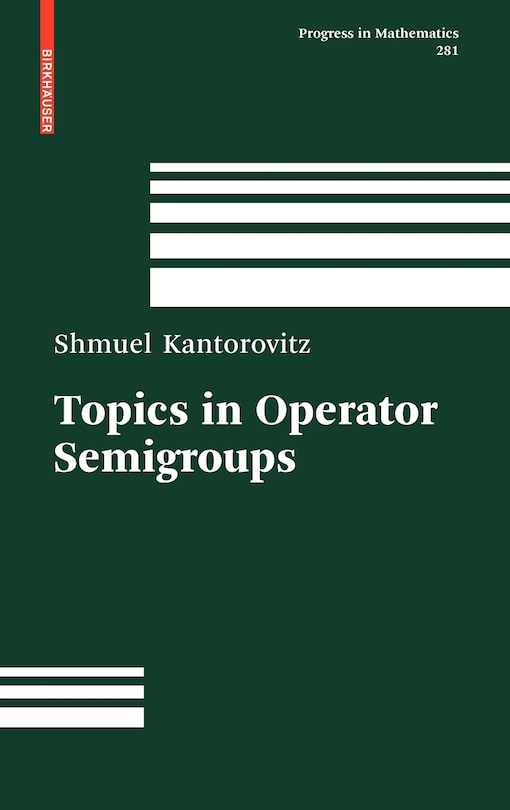 Front cover_Topics in Operator Semigroups