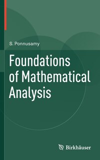 Front cover_Foundations of Mathematical Analysis