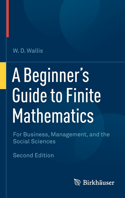 Couverture_A Beginner's Guide to Finite Mathematics