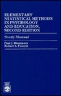 Front cover_Elementary Statistical Methods in Psychology