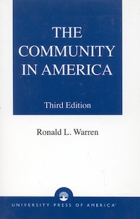 Front cover_The Community In America