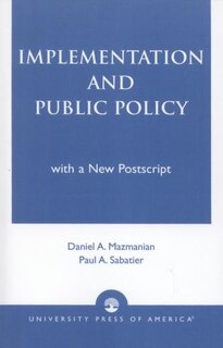 Front cover_Implementation And Public Policy