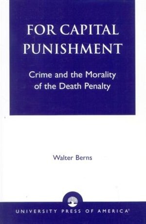 Front cover_For Capital Punishment