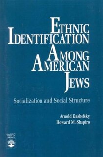Front cover_Ethnic Identification Among American Jews