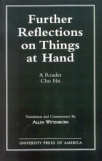 Couverture_Further Reflections on Things at Hand