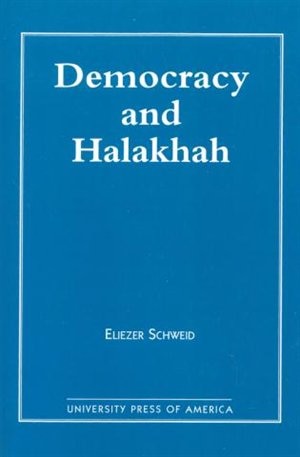 Front cover_Democracy and the Halakhah