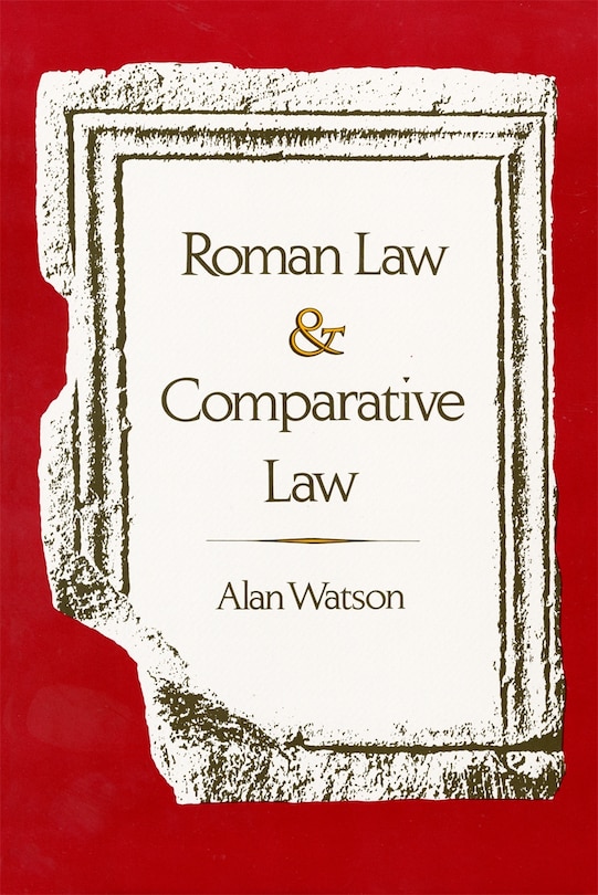 Front cover_Roman Law And Comparative Law