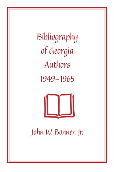 Front cover_Bibliography of Georgia Authors, 1949-1965