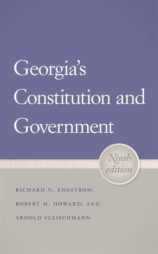 Front cover_Georgia's Constitution and Government