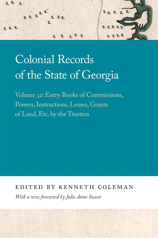 Couverture_Colonial Records of the State of Georgia