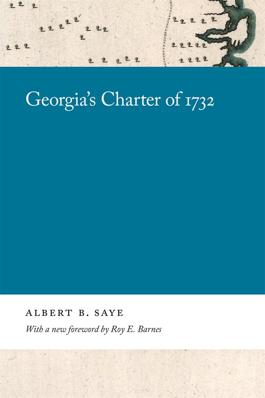 Front cover_Georgia's Charter of 1732
