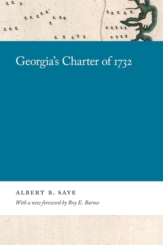 Front cover_Georgia's Charter of 1732