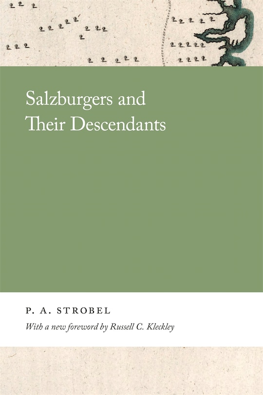 Front cover_Salzburgers And Their Descendants