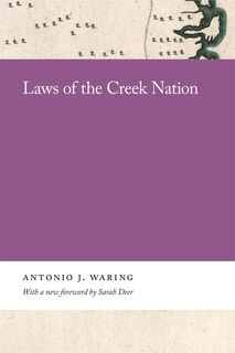 Front cover_Laws of the Creek Nation