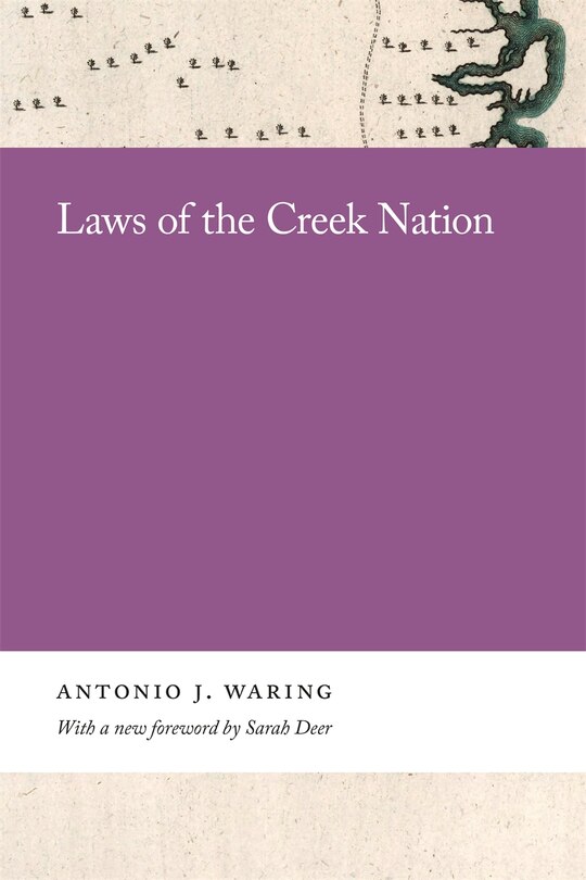 Front cover_Laws of the Creek Nation