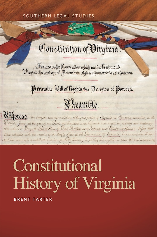 Front cover_Constitutional History of Virginia