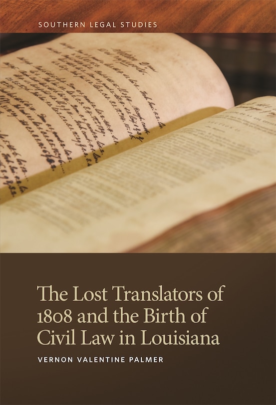 Couverture_The Lost Translators of 1808 and the Birth of Civil Law in Louisiana