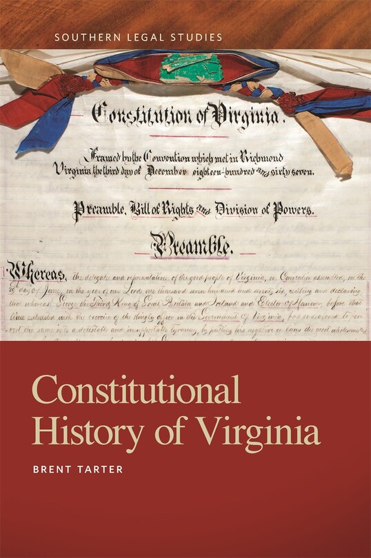 Couverture_Constitutional History of Virginia