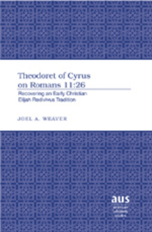 Couverture_Theodoret of Cyrus on Romans 11:26