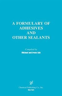 Front cover_A Formulary Of Adhesives And Other Sealants