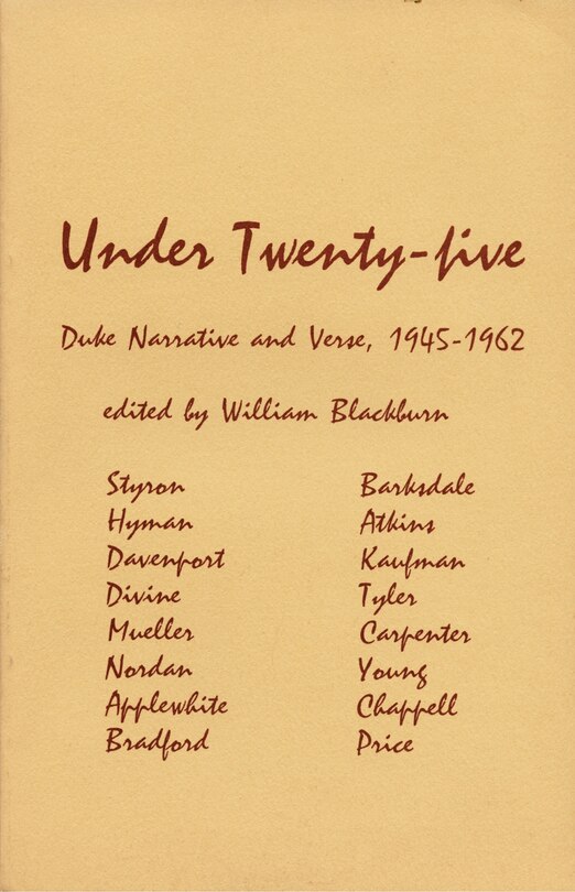 Front cover_Under 25