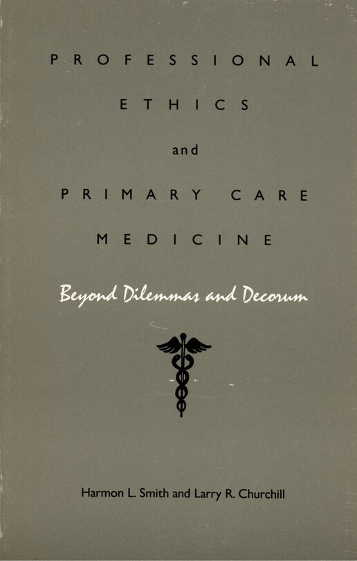 Front cover_Professional Ethics and Primary Care Medicine