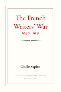 Couverture_The French Writers' War, 1940-1953
