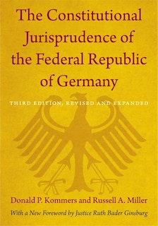 Front cover_The Constitutional Jurisprudence Of The Federal Republic Of Germany