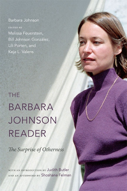 Front cover_The Barbara Johnson Reader