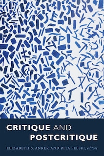 Front cover_Critique And Postcritique