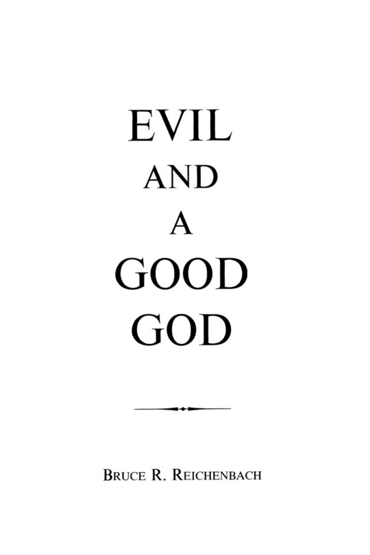 Front cover_Evil And A Good God