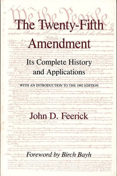 Front cover_The Twenty-Fifth Amendment